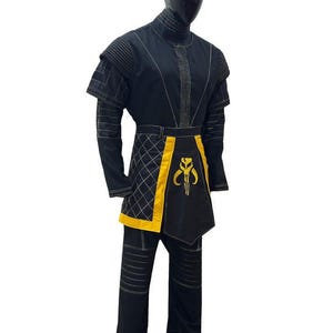 Bounty Hunter Cosplay Outfit – Boba Fett Style Mandalorian Flight Suit for Conventions image 3