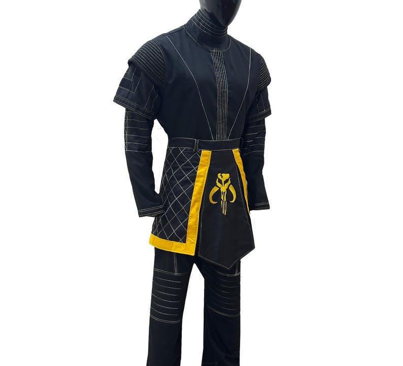 Bounty Hunter Cosplay Outfit – Boba Fett Style Mandalorian Flight Suit for Conventions image 3