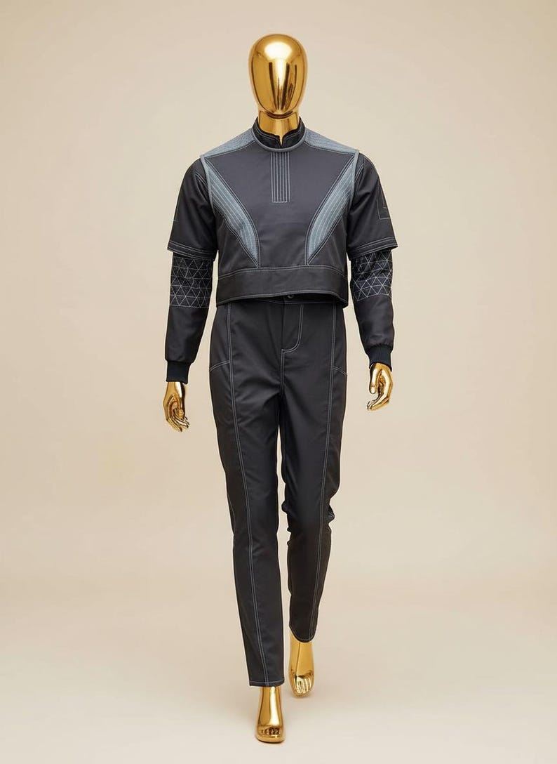 Mandalorian Bo-Katan Inspired Flight Suit – 3-Piece Bounty Hunter Cosplay Costume, Custom Armor Base Layer Outfit image 3