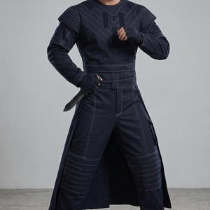 Disfraz de Boba Fett Mandalorian para cosplay: armadura y chaleco de piloto personalizados, atuendo de cazarrecompensas de Star Wars para eventos y Comic Con. imagen 1