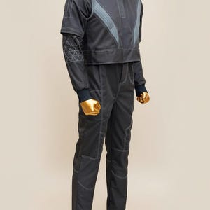 Mandalorian Bo-Katan Inspired Flight Suit – 3-Piece Bounty Hunter Cosplay Costume, Custom Armor Base Layer Outfit image 5
