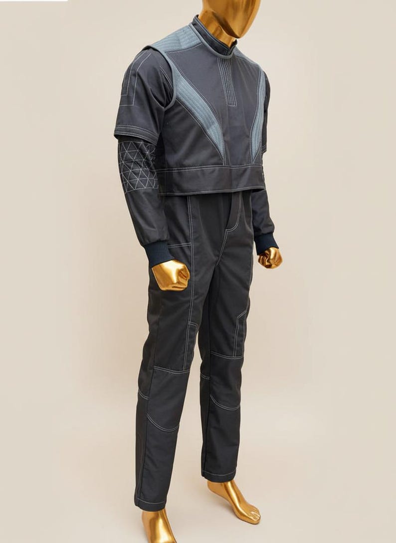 Mandalorian Bo-Katan Inspired Flight Suit – 3-Piece Bounty Hunter Cosplay Costume, Custom Armor Base Layer Outfit image 5