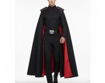 Second Sister Inquisitor Cosplay Armor Costume, Sith Style Cape, Dark Villain Outfit