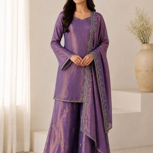 purple dresses pakistani casual Buy Enliven Purple 2pc Ready to wear Dress By La Mosaik in Pakistan
