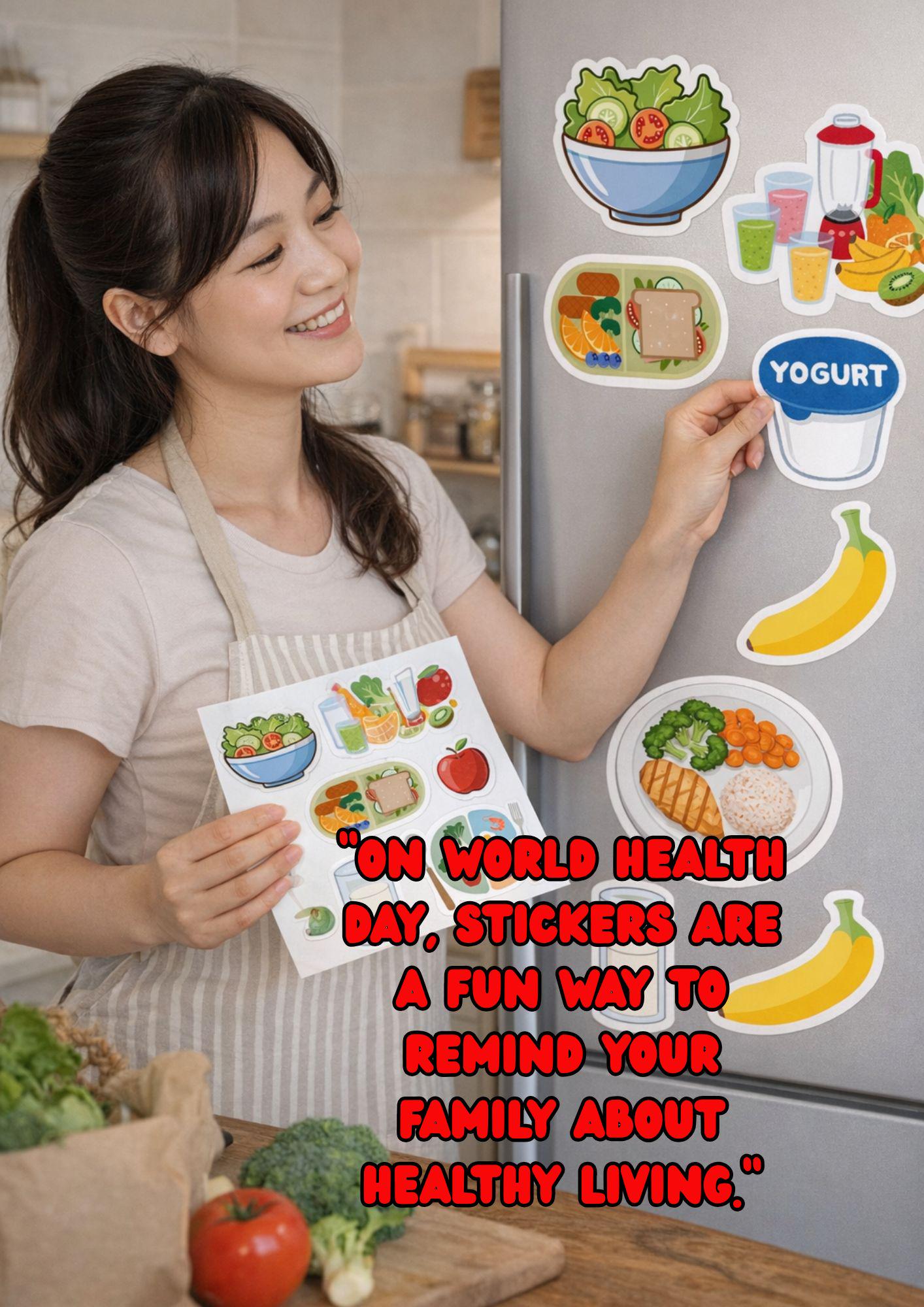 Simple Health Sticker Printable Health Stickers – Healthy Food, Fitness, Human Body Organs ...