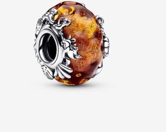 The Lion King Murano Glass Charm , S925 Charm For Bracelet and Necklace , Fit Pandora Jewelry