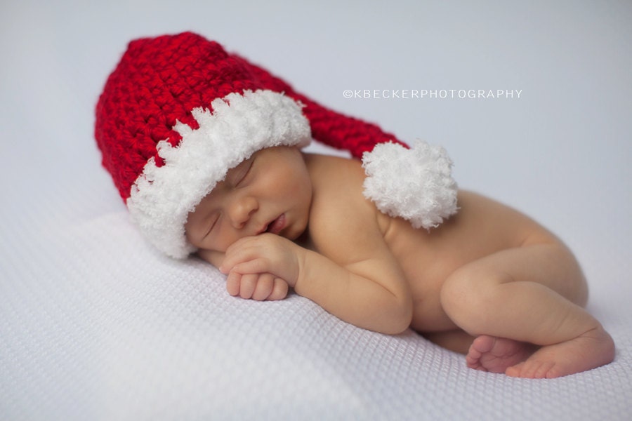 baby hat baby Christmas hat Christmas hat newborn Christmas