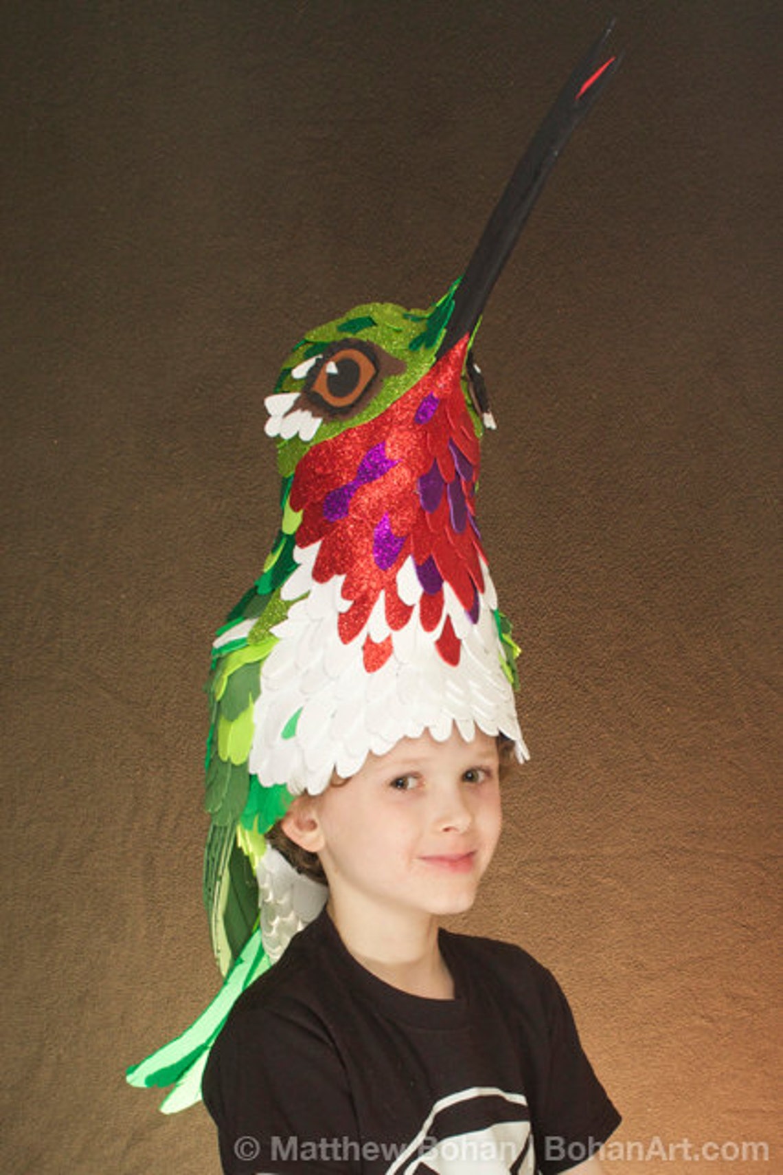 Custom Hummingbird Hat for Carole T. Etsy