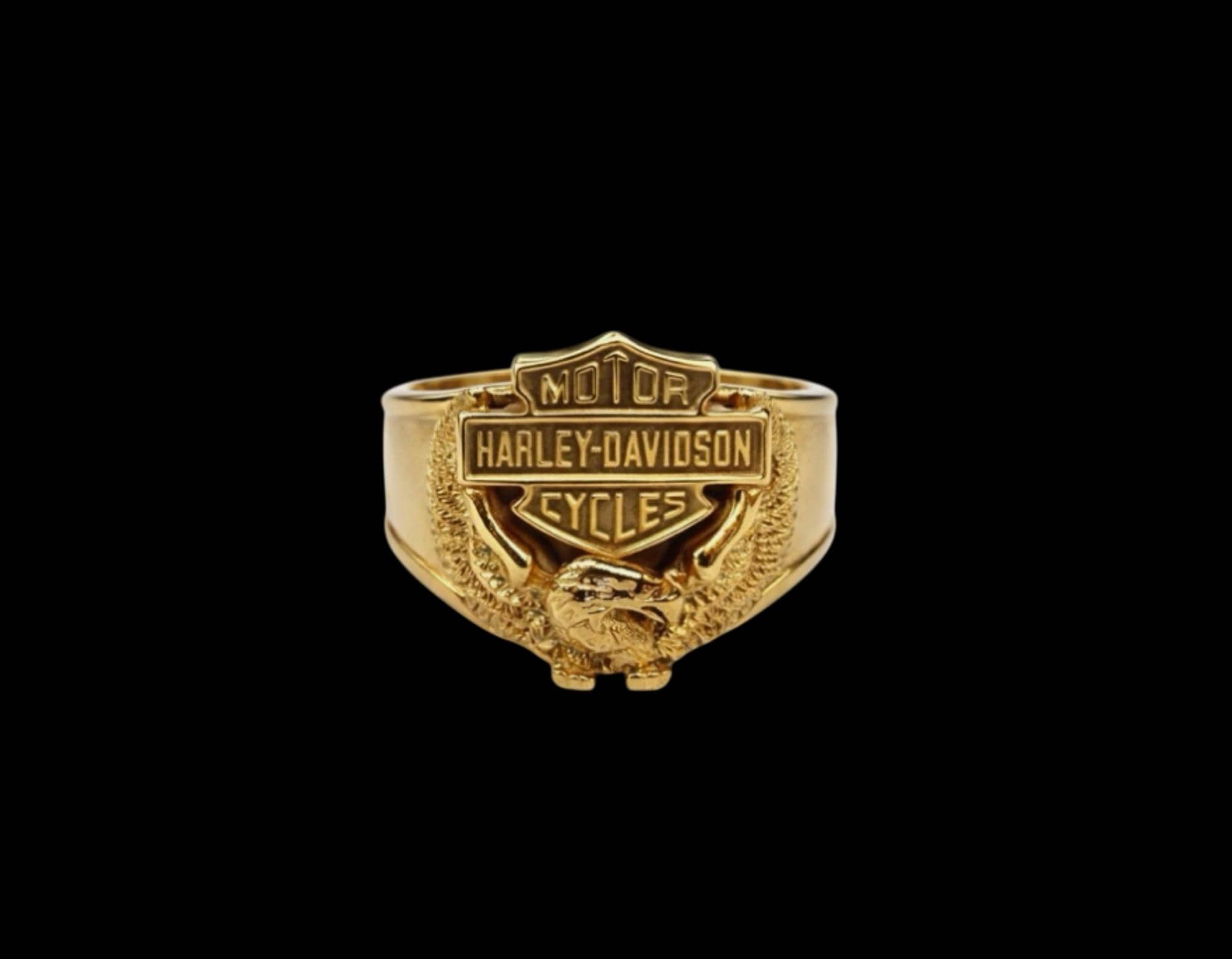 Harley Davidson Ring Eagle - Etsy