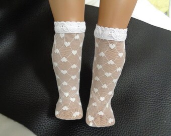 Flower Girl Bridesmaid Tights With Heart Pattern Various Colours And Sizes