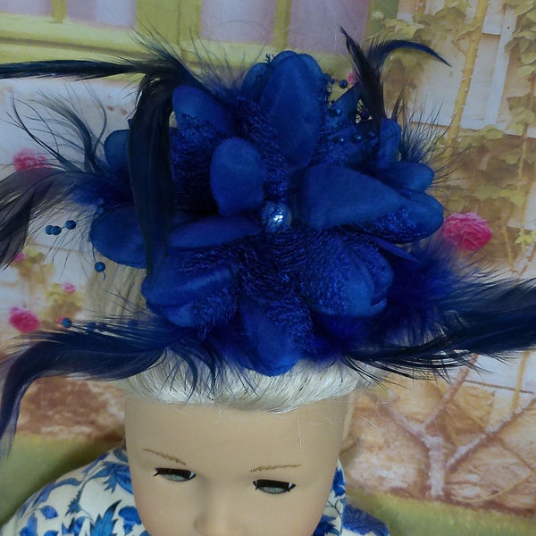 Blue  Doll Hair clip- suitable for many different ERAs--Accessories for 18 inch dolls - Made to fit 18" Dolls