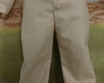 Tan Latte- Historical 1860s Boy Doll -Pants -Made to fit 18" dolls