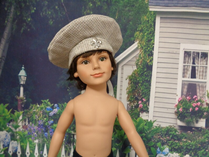 Wool Hat for 18 Dolls Fits Carpatina Boy Dolls image 1