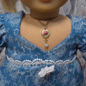 Antike Rose Halskette für 18 Zoll Puppen -Passend für 18 Zoll Puppen