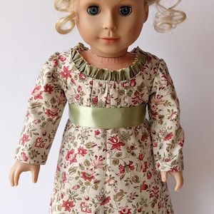 Regency Era-- French Dress  with shoes - Made to fit 18&quot; Dolls