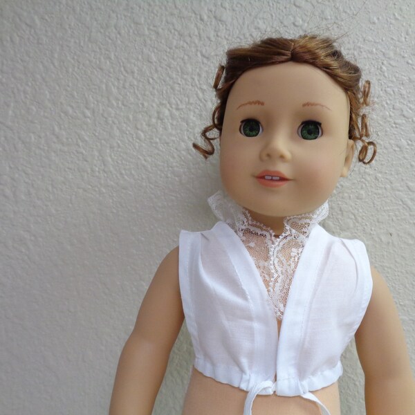 Regency era White Doll Chemise--Made for and fits 18" Dolls