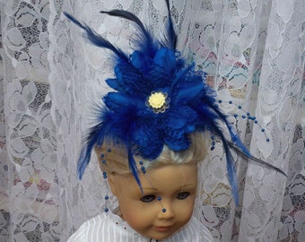 Blue  Doll Hair clip- suitable for many different ERAs--Accessories for 18 inch dolls - Made to fit 18" Dolls