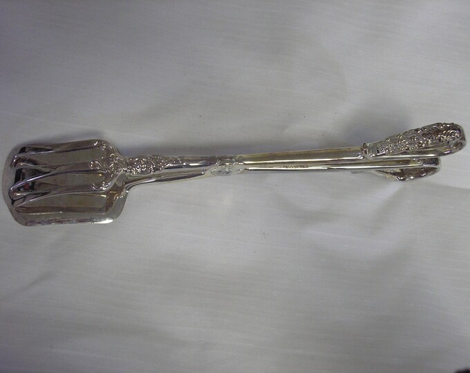 Vintage Silver Plate Serving Tongs Marked GSA Etsy