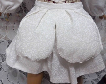 Historical 1780's Split Rump for the Perfect Silhouette-Made to fit 18" Dolls