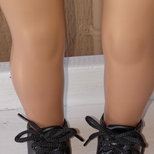 Black dance  shoes- Doll Shoes for 18 inch Dolls