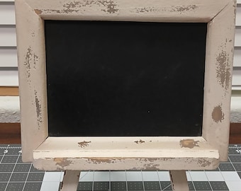 Rustic Wooden Tabletop Chalkboard