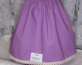 Colored Doll Skirts/Slips with trim Perfect for Costumes and Layering-Made to fit 18" Dolls