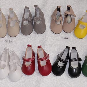 Puppenschuhe für RRFF- 5,6 cm (2,25 &quot;) Schwer zu finden, schmale Passform für Ruby Red Fashion Friends Dolls-Wählen Sie eine Farbe aus.&quot;