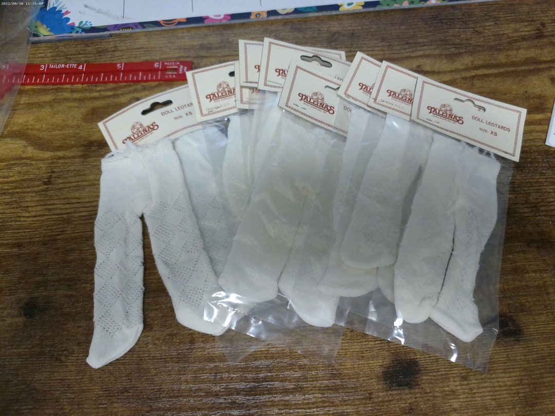 10 Pairs of Light Cream Colored Tights for Small Dolls. Etsy