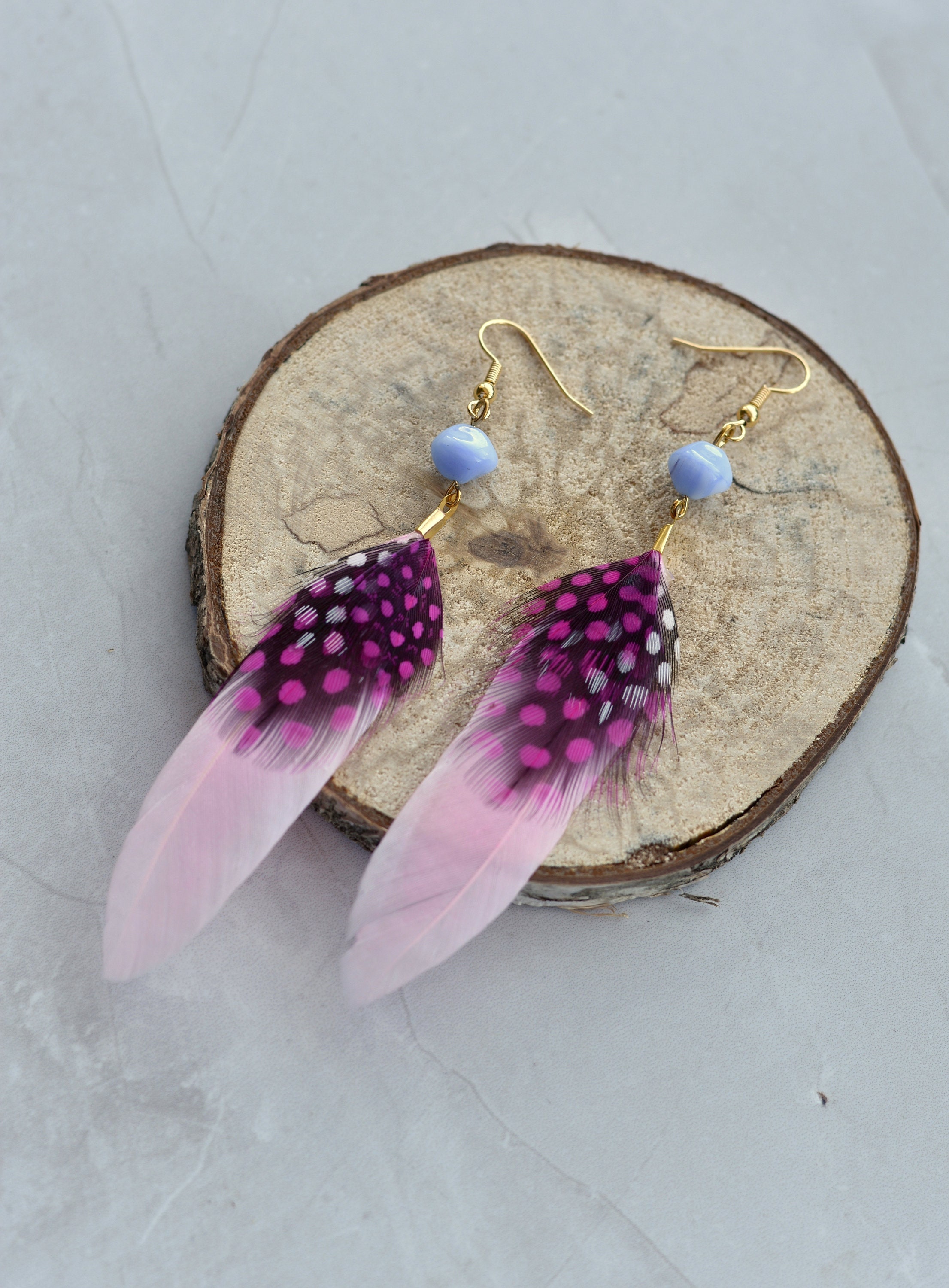 Featherbedded|women's Rhinestone Feather Dangle Earrings - Fashion Zinc  Alloy Tassel