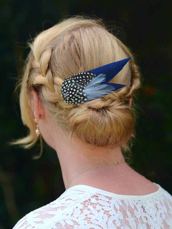 Accessoires Cheveux Mariage Chapeau Bibi Avec Filet Et Plumes U00e9lu00e9gant Pour Femme, Parfait Pour Accessoire Cheveux Mariage