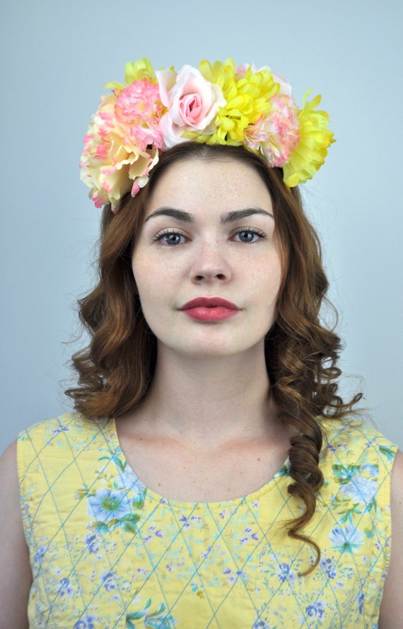 floral crown headpiece