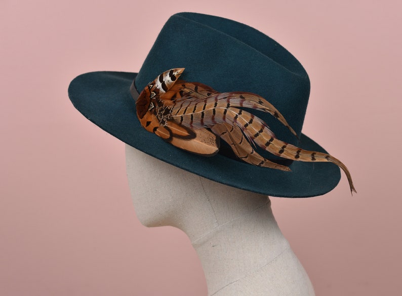 Xl Copper Pheasant Feather Hat Pin No 214 Unique Hat Feather Pins Pinback Buttons Accessories Valresa Com