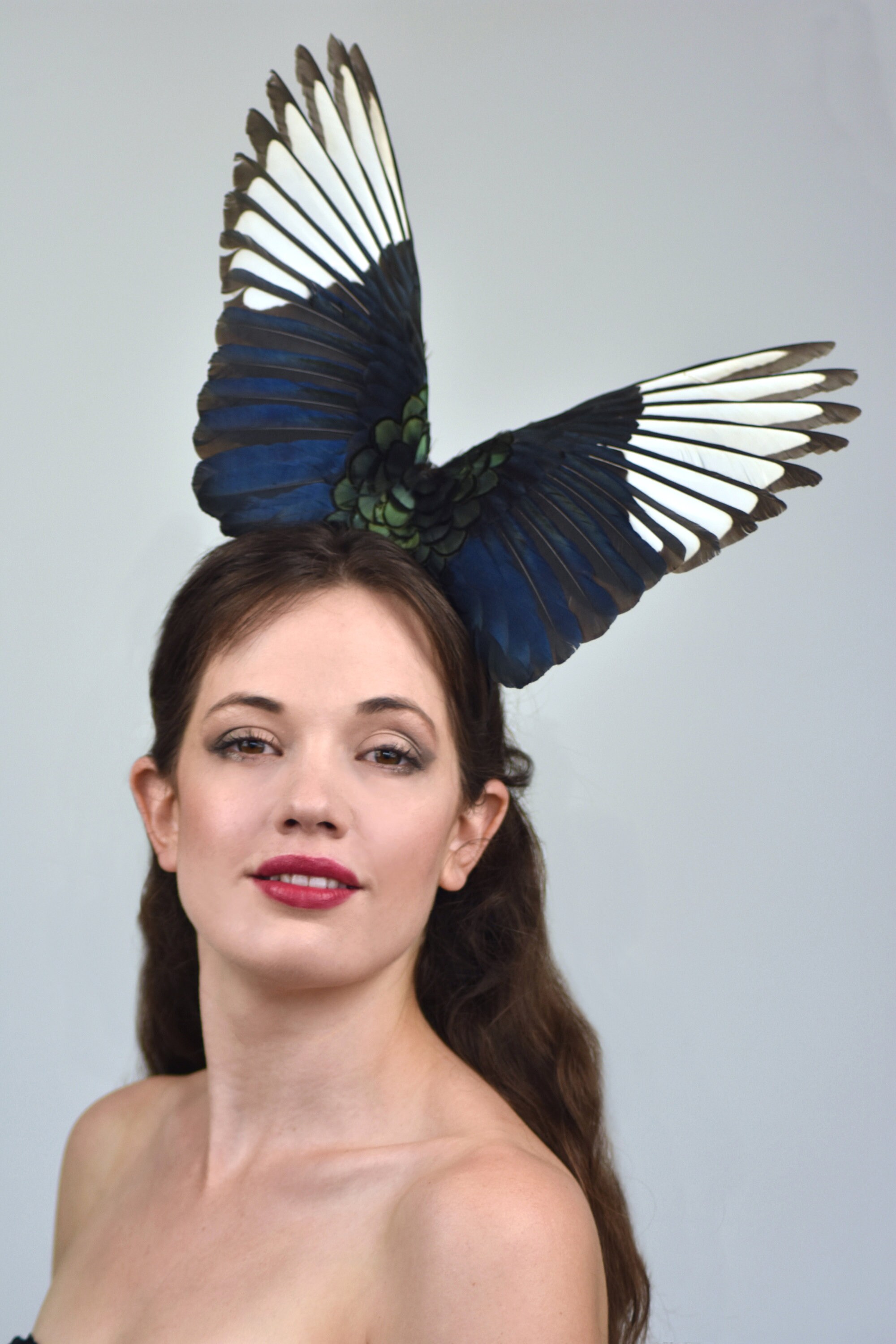 Open Magpie Wing Headpiece