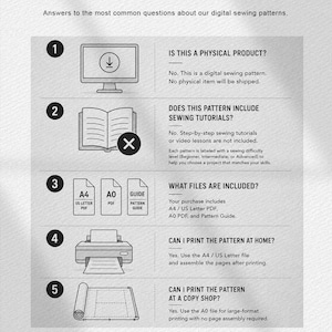 Sewing Pattern drape shirt asymetric blouse fitted office wear | Digital PDF Instant Download | Patterncore image 13
