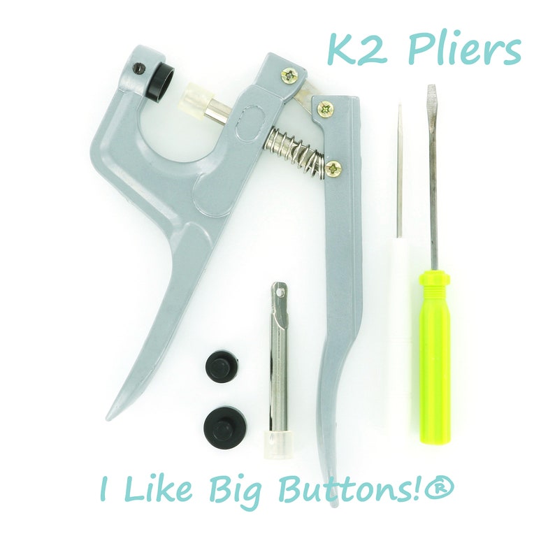 KAM Snaps 50 KAM® Plastic Snaps & Pliers One 1 Color Of Your Choice for Cloth Diapers/Nappies/Poppers/Kam® Snap image 2