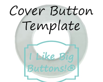 Size 75 (1 7/8 inch) Fabric Cover Button Template Plastic Acrylic for Self Cover Buttons/Covered Buttons/Button/Fabric Buttons/Buttons