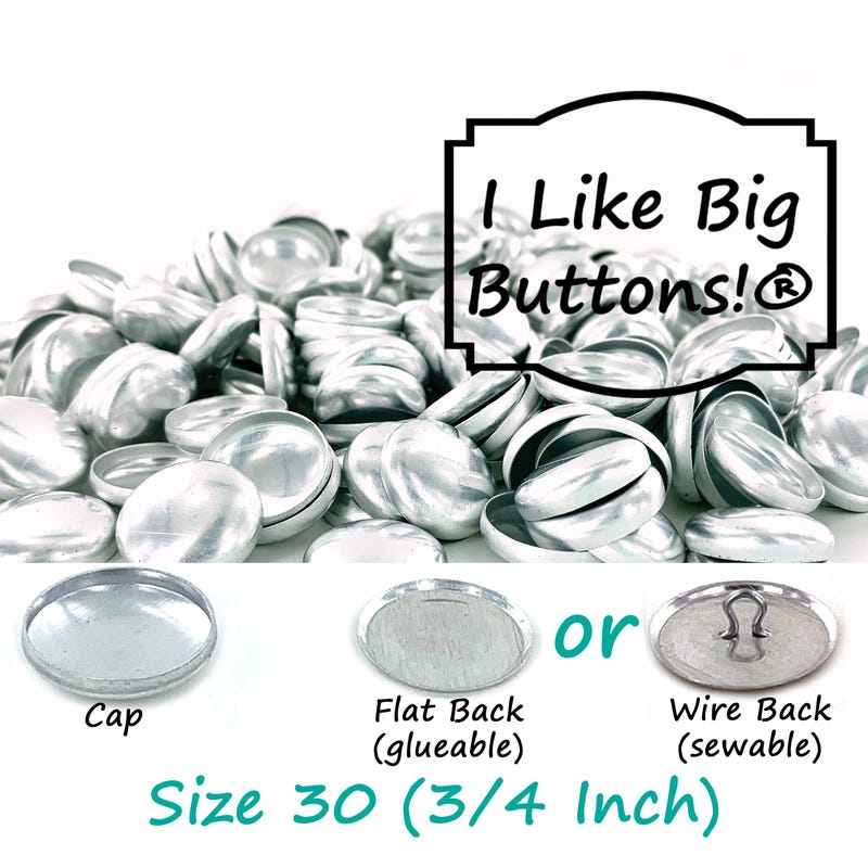 Flat Back Button Making - Etsy