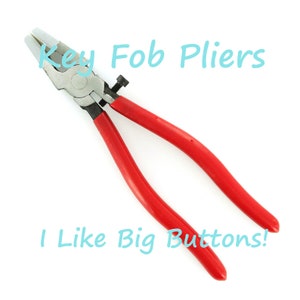 Key Fob Hardware Setting/Crimping Pliers/Wristlet Assembly Tool (Ships from the USA) For Ribbon/Fabric Key Fob Hardware