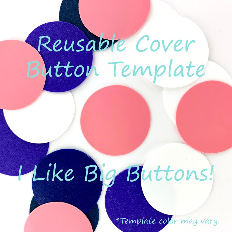 Cover Buttons 25 Sets FLAT BACK Size 24 5/8 Inch Self Cover Buttons/Button Glueable Use to make Fabric Covered Buttons image 10