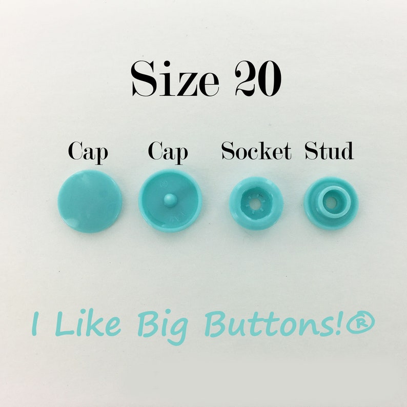 100 Baby Boy Green Starter Pack KAM Snap//Plastic Snaps for Cloth Diapers//Bibs