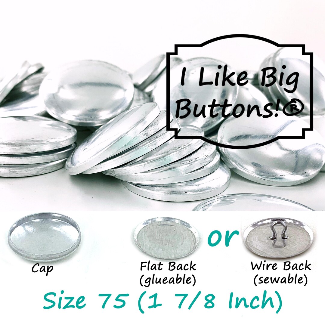 Size 75 Self Cover Buttons (1 7/8