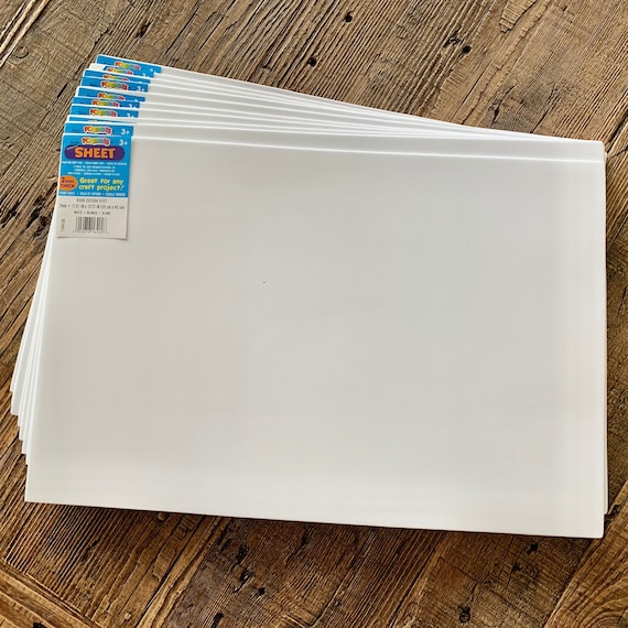 Foam Sheets WHITE 10 Sheets/2mm 12x18 Darice Foamies Sheets Closed-cell  Foam Sheets for Arts & Crafts/foam Sheet -  New Zealand