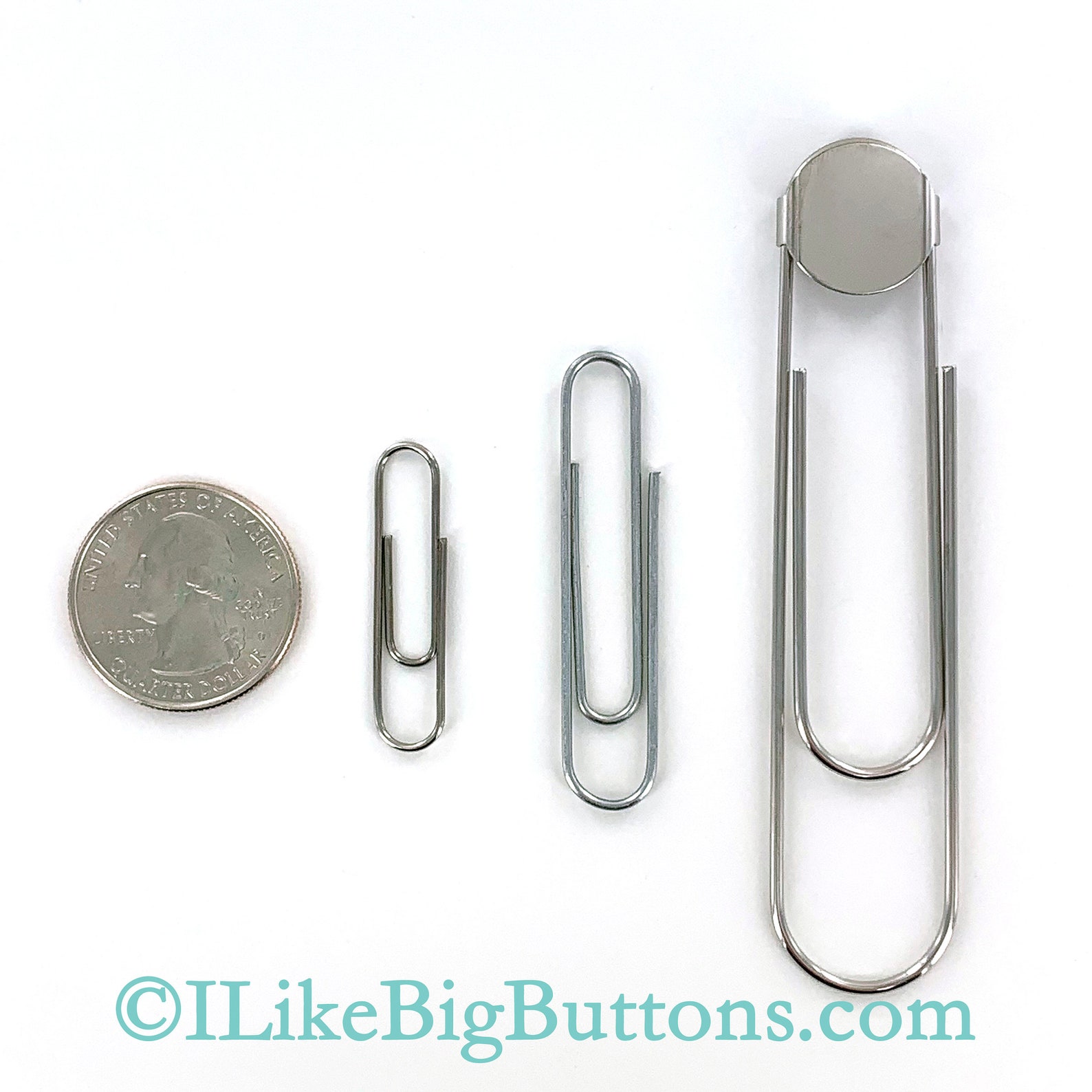 JUMBO Paper Clips 25 SILVER 3 1/2 Inch/3.5 Giant Etsy