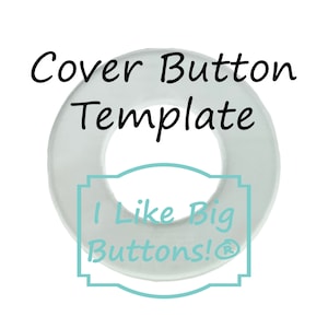Size 45 (1 1/8 inch) Fabric Cover Button Template Plastic Acrylic for Self Cover Buttons/Covered Buttons/Button/Fabric Buttons/Buttons