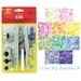 KAM Snaps - 100 Kam® Plastic Snaps & Pliers STARTER PACK for Diapers/Bibs/Nappies/Kam Snap (Pick 1 Pack or 10 Colors of Your Choosing) 