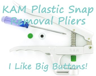 KAM Snaps KAM® Plastic Snap Removal Pliers for Diapers/Bibs/Clothing/Nappies/Poppers/Kam Snap How To Remove Snaps