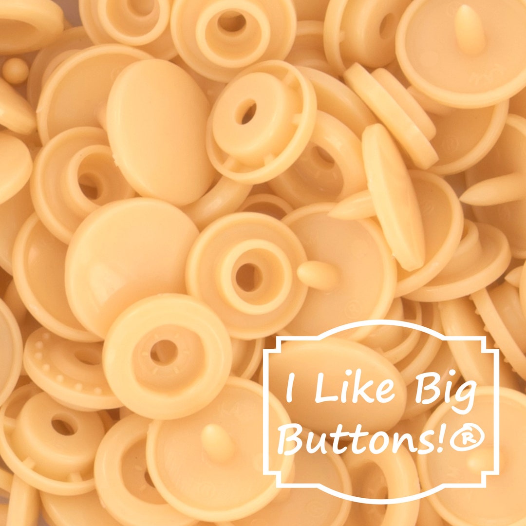 KAM Snaps G120 Peach KAM® Plastic Snaps No Sew Button/cloth Etsy