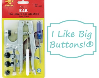 KAM Snaps - K1 KAM® Plastic Snap Pliers And Awl for Diapers/Bibs/Clothing/Nappies/Poppers/Kam Snap - US-Based Company