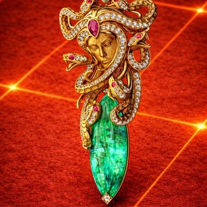 Medusa Broken Necklace, Greek Mythology, Medusa Necklace, Mythology Jewelry, Medusa Pendant, Silver Medusa, Snake Necklace, Handmade Pendant