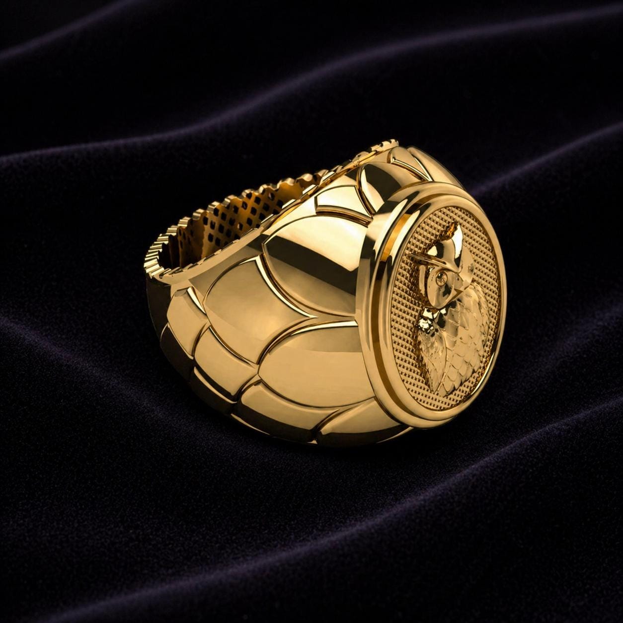 Silver Owl Rings For Man Silver Owl Ring Men's Signet Ring Unique Silver Rings For Man Pinky Rin